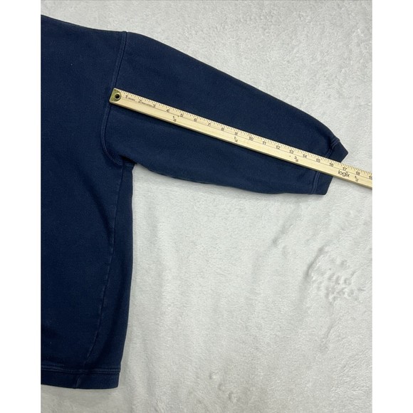 Vintage Levi's Jeans Blue Embroidered Women's Crewneck Sweatshirt Size Large - Picture 9 of 10